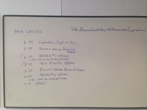 Pair Writing Set-Up